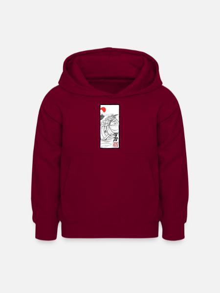 Manga Banzai - Kinder Hoodie - Bordeaux