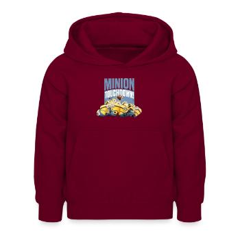 Minions Football Touchdown - Kinder Hoodie - Bordeaux - Vorne - AI Model Kid Female (0cm)