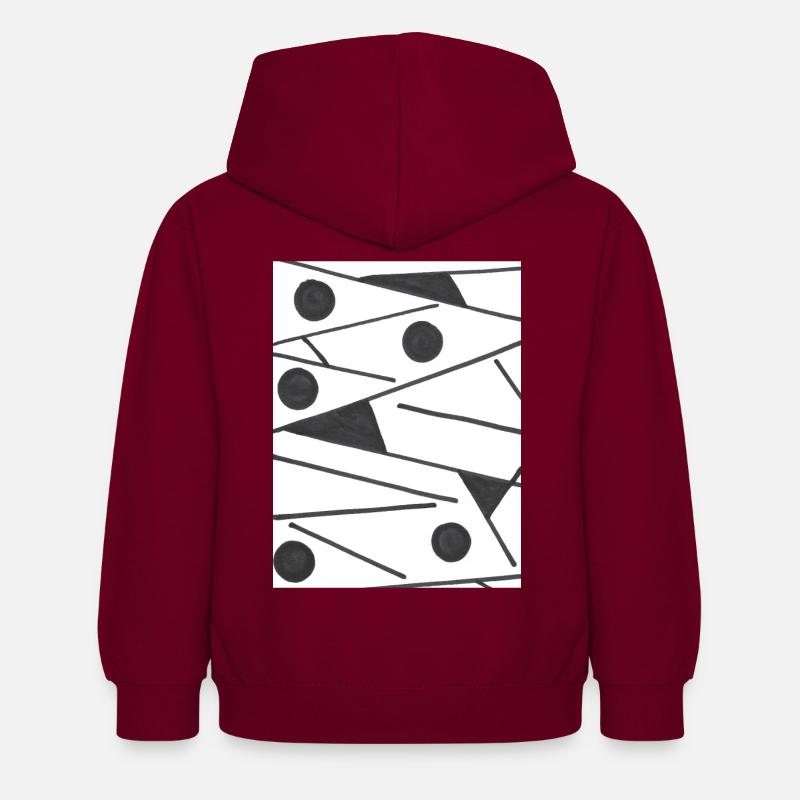 Sigma - Sweat à capuche Enfant - bordeaux