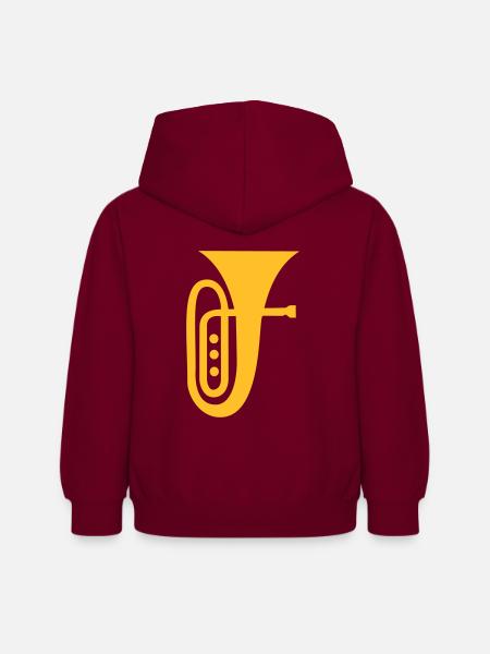 Tuba - Kinder Hoodie - Bordeaux