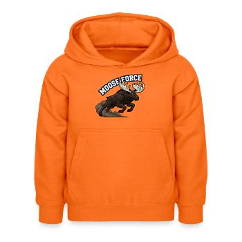 Moose Force Wild Elk Power - Kids Hoodie - orange - Front - AI Model Kid Female (0cm)