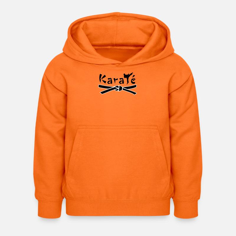Karate - Kinder Hoodie - Orange