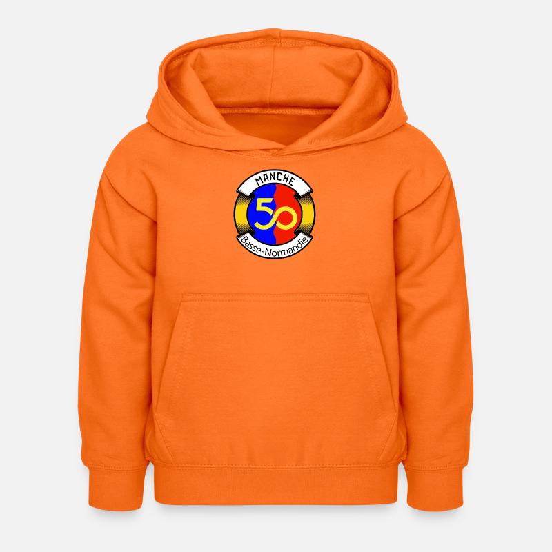 Manche - Sweat à capuche Enfant - orange