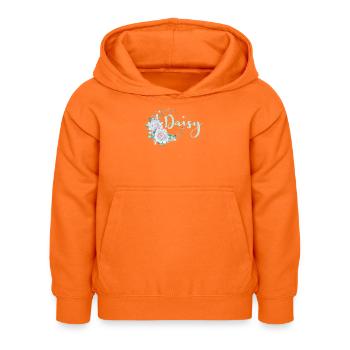 For Daisy - Kids Hoodie - orange - Front - AI Model Kid Female (0cm)