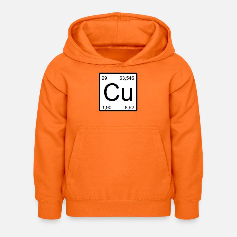 Kupfer Element Stil - Kinder Hoodie - Orange