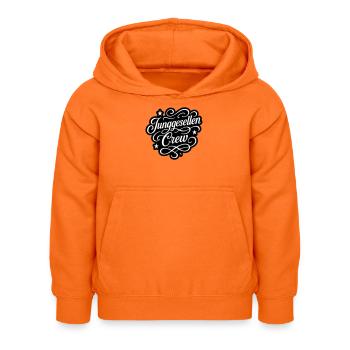 Junggesellen Crew - Kinder Hoodie - Orange - Vorne - AI Model Kid Female (0cm)