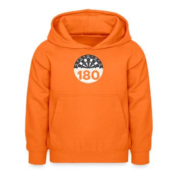 Cent quatre-vingts points - Sweat à capuche Enfant - orange - Devant - AI Model Kid Female (0cm)