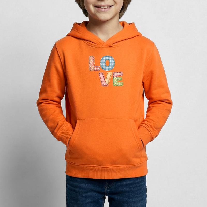 Patchwork Design Patchwork Patchwork Patches colorés Sweat à capuche Enfant