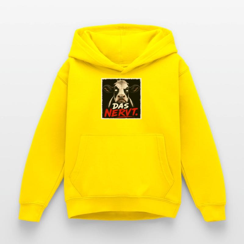 Das nervt - Kuh T-Shirt – Statement oder Geschenk Kinder Hoodie