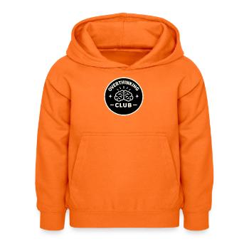 Club de réflexion excessive - Sweat à capuche Enfant - orange - Devant - AI Model Kid Female (0cm)
