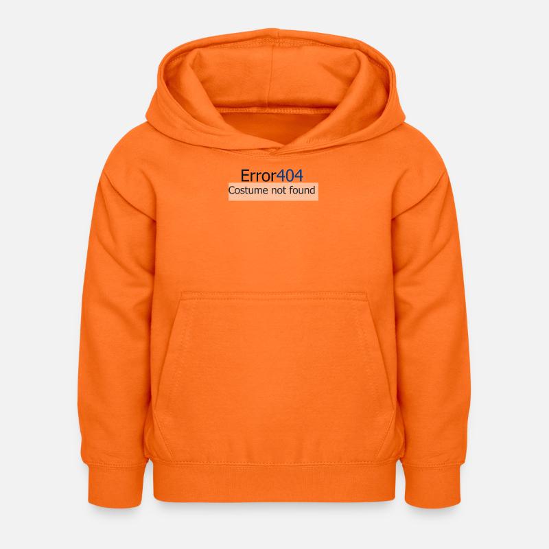 error 404 - Kids Hoodie - orange