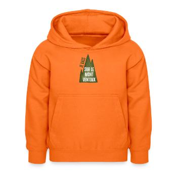 Je Vais Sur le MONT VENTOUX - Sweat à capuche Enfant - orange - Devant - AI Model Kid Female (0cm)