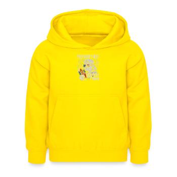 La liberté d’abord, la sécurité en troisième place, Fra - Sweat à capuche Enfant - jaune - Devant - AI Model Kid Female (0cm)