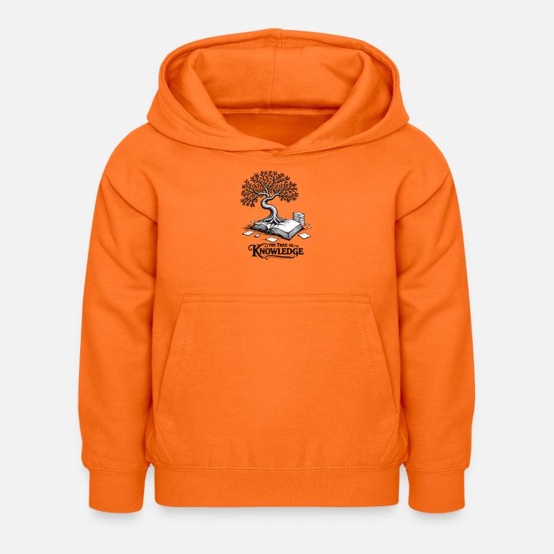 L’Arbre de la Connaissance - Sweat à capuche Enfant - orange