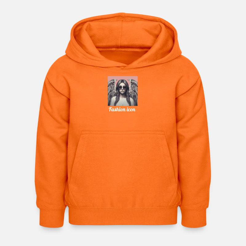 Mode-Ikone - Kinder Hoodie - Orange