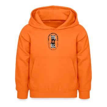 Voie de Tanuki - Sweat à capuche Enfant - orange - Devant - AI Model Kid Female (0cm)