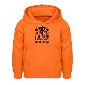 Fröhliches Halloween-Süßes oder Saures - Kinder Hoodie - Orange - Vorne - AI Model Kid Female (0cm)