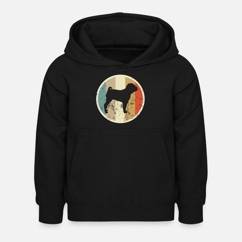 Shar-Pei - Kinder Hoodie - Schwarz