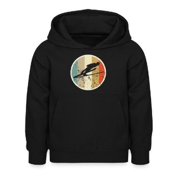 Skispringen Skispringer Skisprung - Kinder Hoodie - Schwarz - Vorne - AI Model Kid Female (0cm)