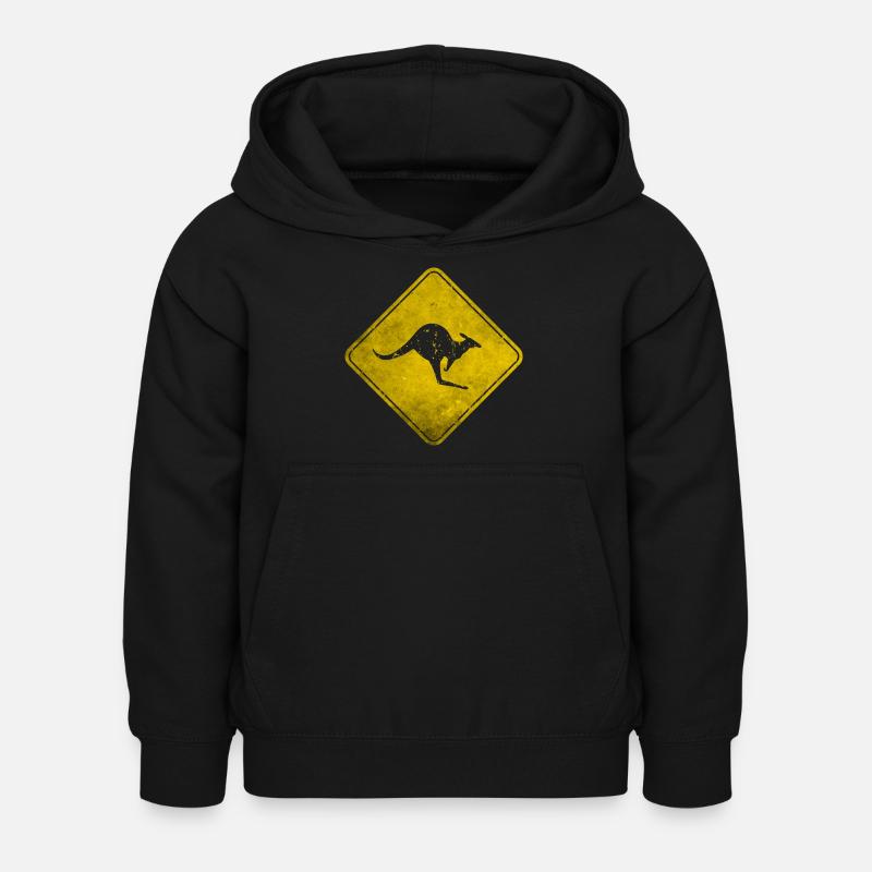 Kangaroo - Kids Hoodie - black