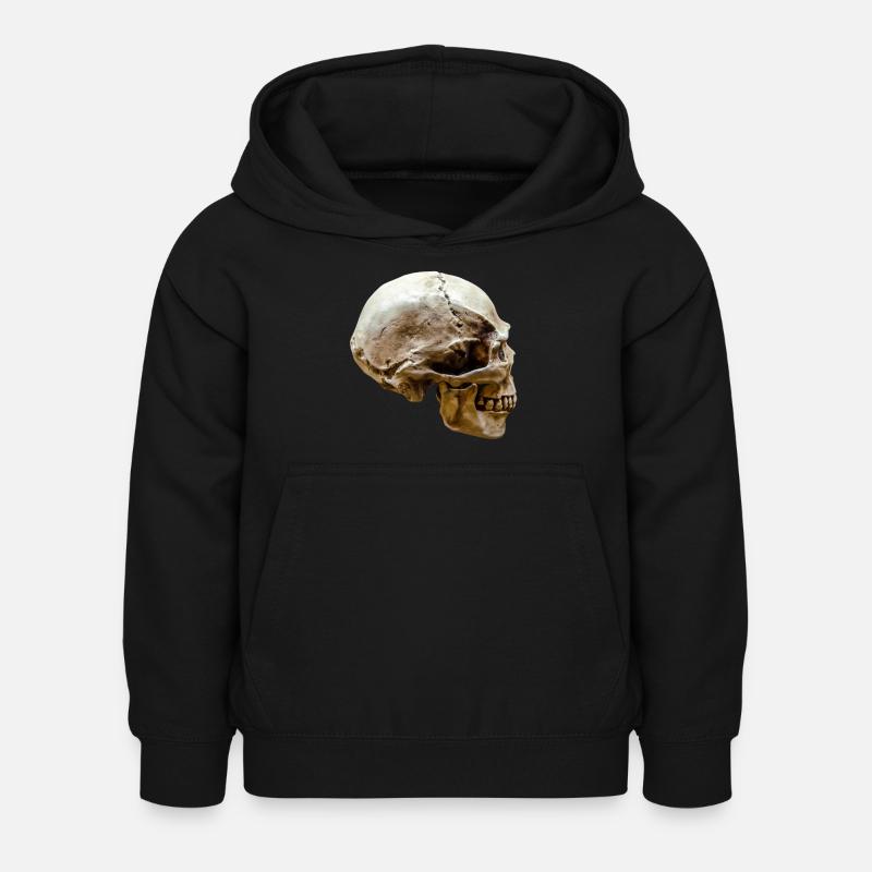 Crâne – Crâne - Sweat à capuche Enfant - noir