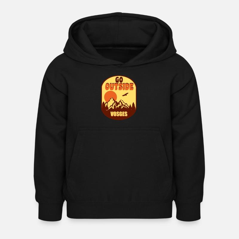 Vosges - Sweat à capuche Enfant - noir