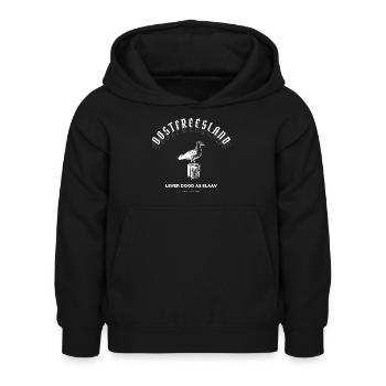 Ostfriesland Möwe - Kinder Hoodie - Schwarz - Vorne - AI Model Kid Female (0cm)