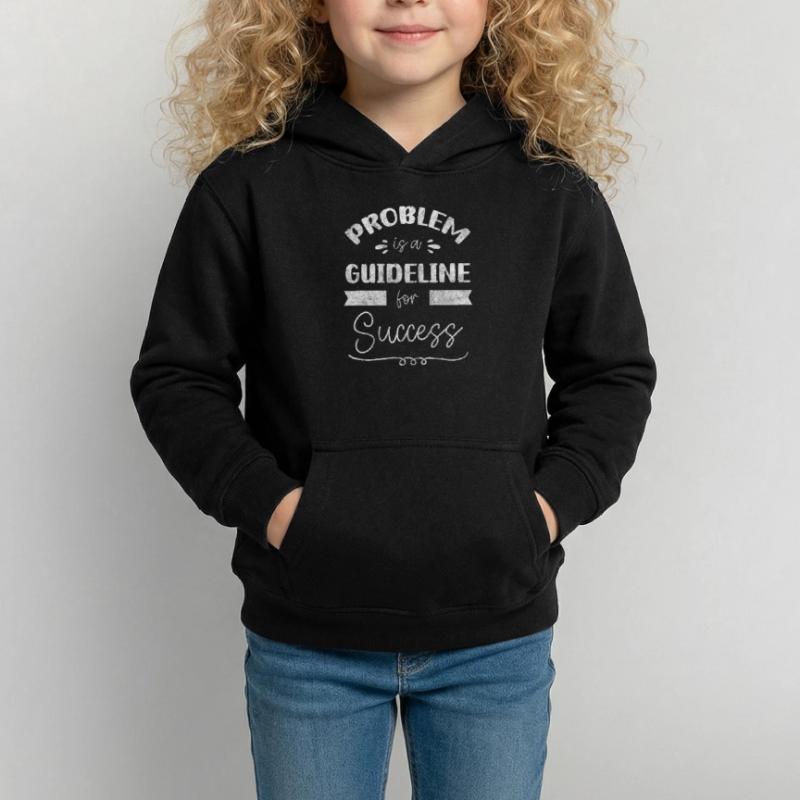 Problems, reaction, no problem, no matter Kids Hoodie