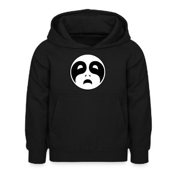 Sad Black Metal - Kids Hoodie - black - Front - AI Model Kid Female (0cm)