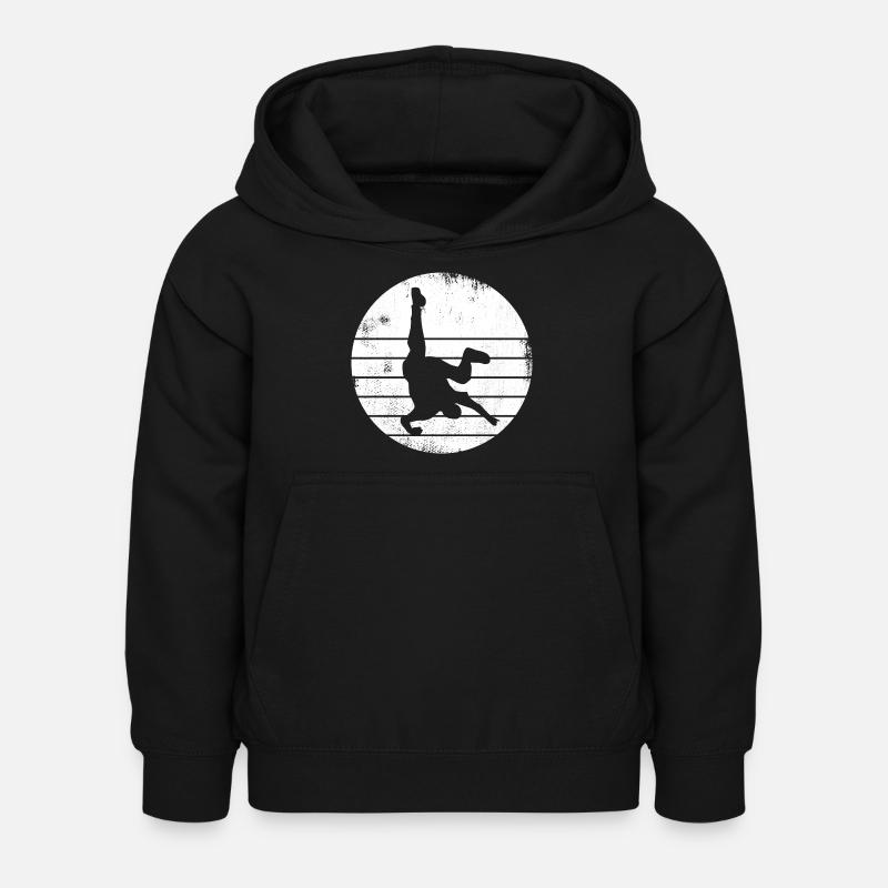 Croquis de Breakdancer - Sweat à capuche Enfant - noir