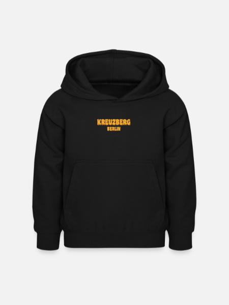 Kreuzberg Berlin - Kinder Hoodie - Schwarz
