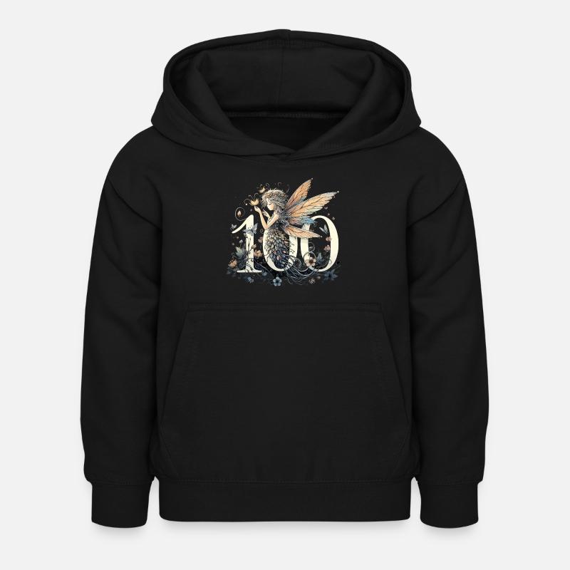 100 års fe alf sød fødselsdagsgave - Hoodie til børn - sort