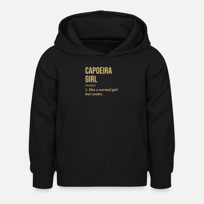 Capoeira - Sweat à capuche Enfant - noir
