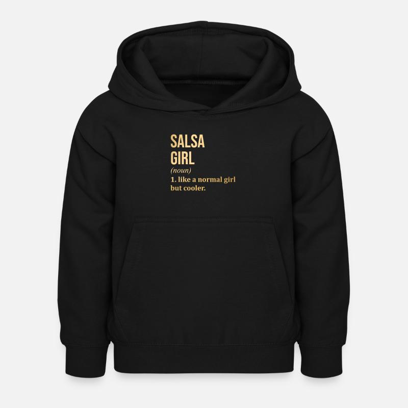 salsa - Sweat à capuche Enfant - noir