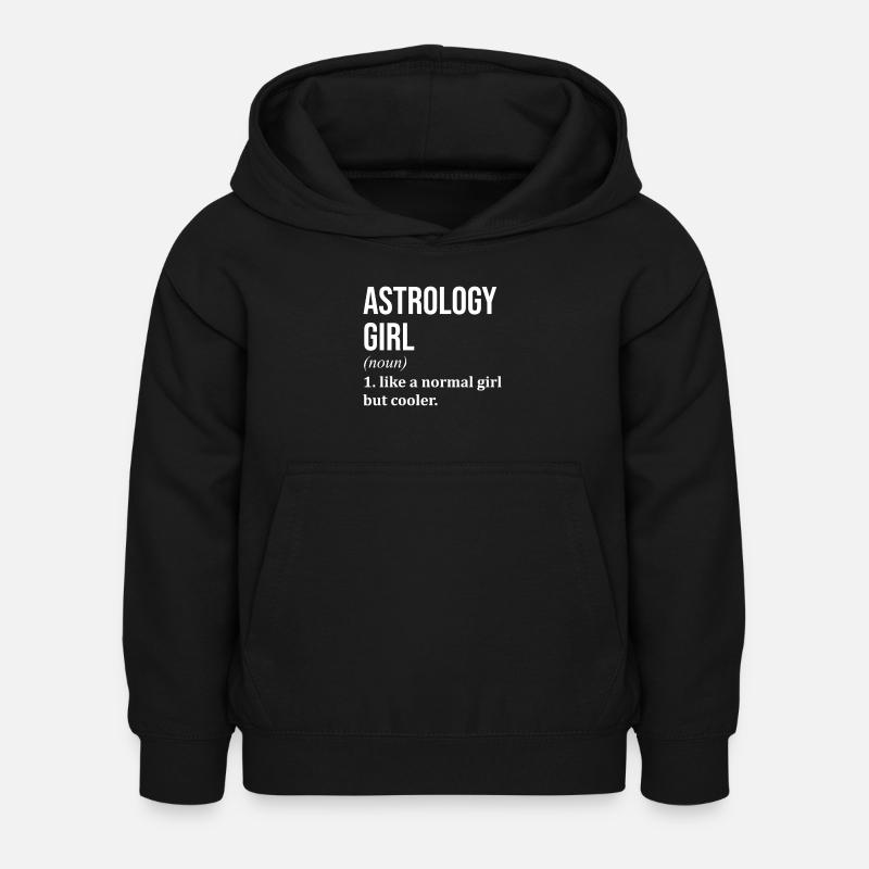 Astrologie - Kinder Hoodie - Schwarz