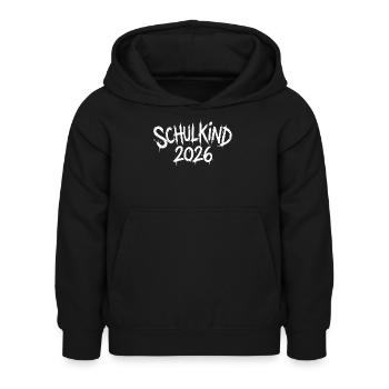 Schulkind 2026 - Kinder Hoodie - Schwarz - Vorne - AI Model Kid Female (0cm)
