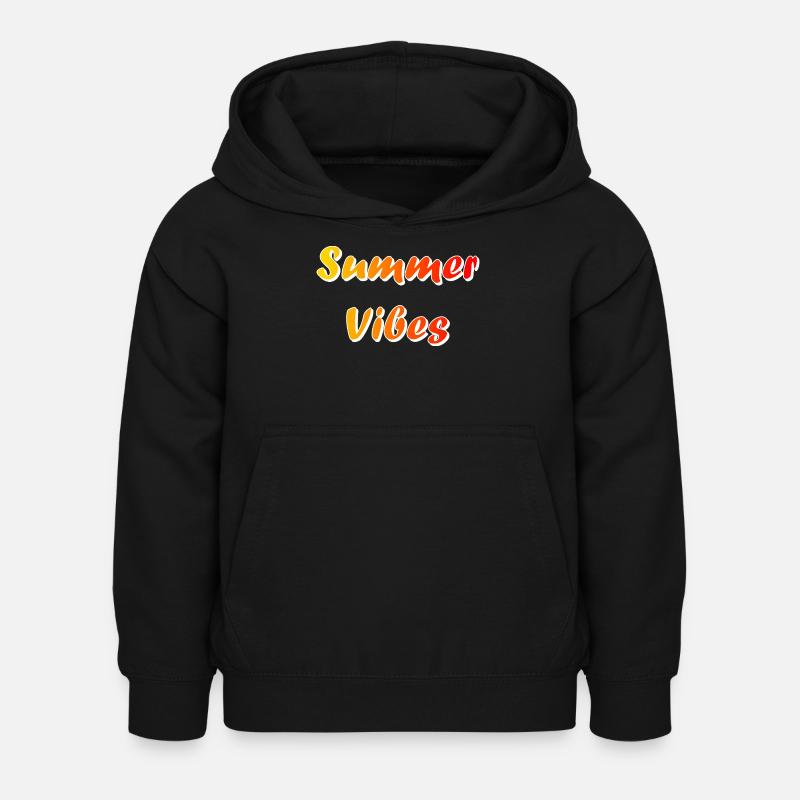 Ambiance estivale - Sweat à capuche Enfant - noir