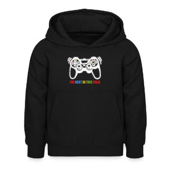 Game Console Gamer - Kids Hoodie - black - Front - AI Model Kid Female (0cm)