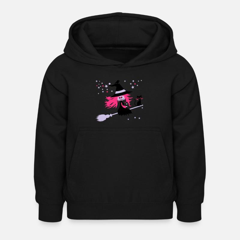 sorcière - Sweat à capuche Enfant - noir
