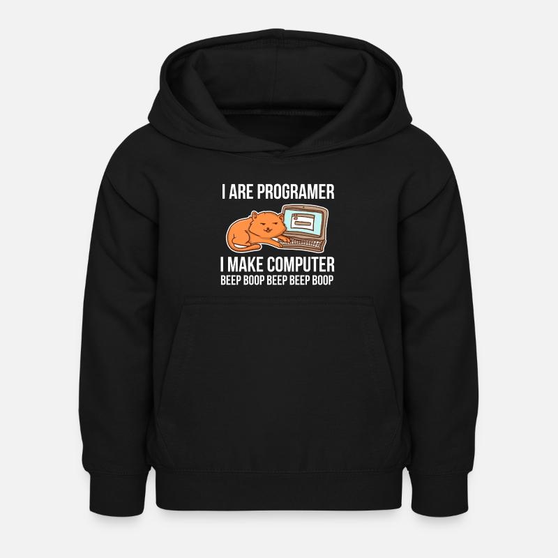 Programmierer-Chat-Humor für Coder und - Kinder Hoodie - Schwarz