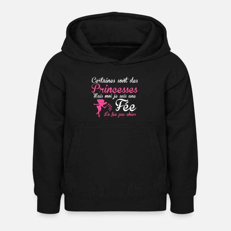 la fée pas chier - Kinder Hoodie - Schwarz