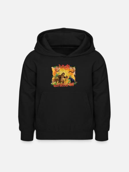 Das Dschungelbuch Dschungel Abenteuer - Kinder Hoodie - Schwarz