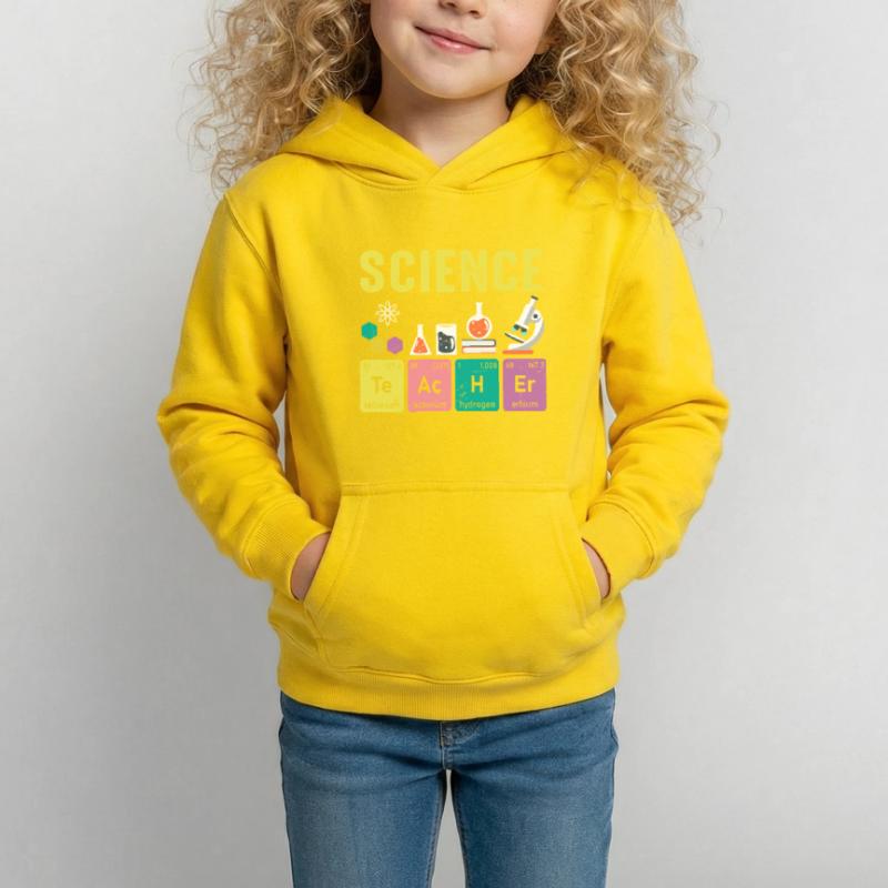 Science Teachers Regular Elements Kids Hoodie
