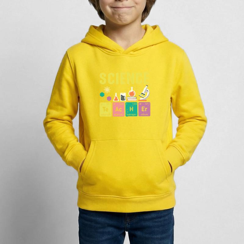 Science Teachers Regular Elements Kids Hoodie