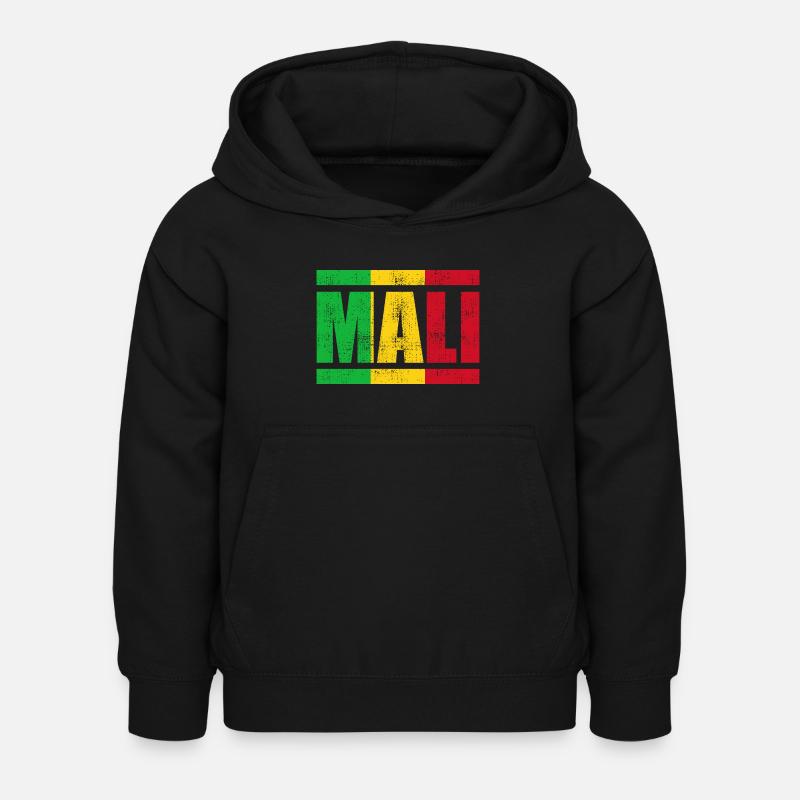 Mali - Sweat à capuche Enfant - noir
