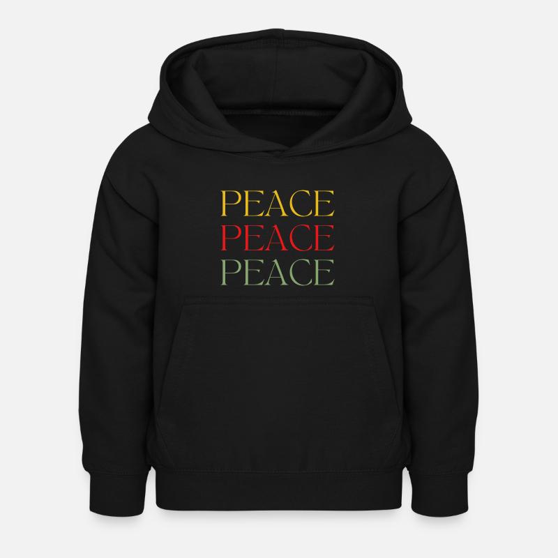 Chambre colorée - Sweat à capuche Enfant - noir