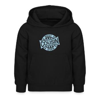 best cousin ever Zitat - Kinder Hoodie - Schwarz - Vorne - AI Model Kid Female (0cm)