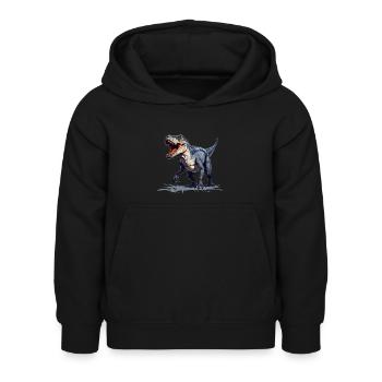 Raptor - Kids Hoodie - black - Front - AI Model Kid Female (0cm)