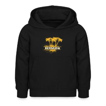 Party Bermuda - Kinder Hoodie - Schwarz - Vorne - AI Model Kid Female (0cm)