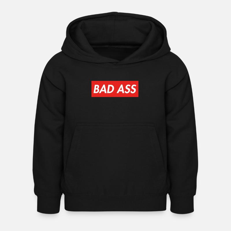 Bad Ass - Sweat à capuche Enfant - noir